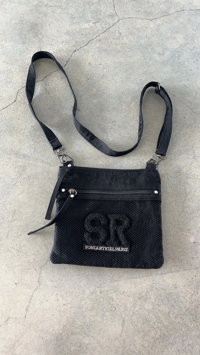 Sac à main noir Sonia Rykiel
