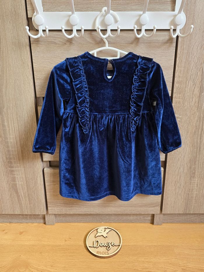 Vêtement Bébé Fille - Robe bleu - Tex Baby - 12 mois - photo numéro 5