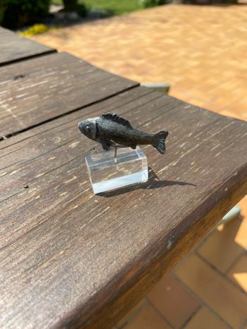 Figurine poisson en étain