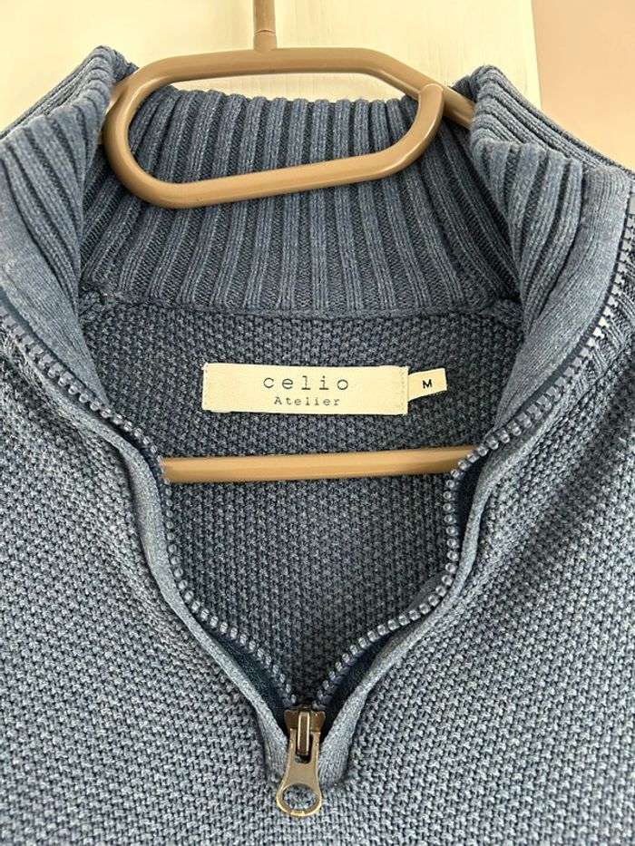 Pull bleu Celio en taille M - photo numéro 2