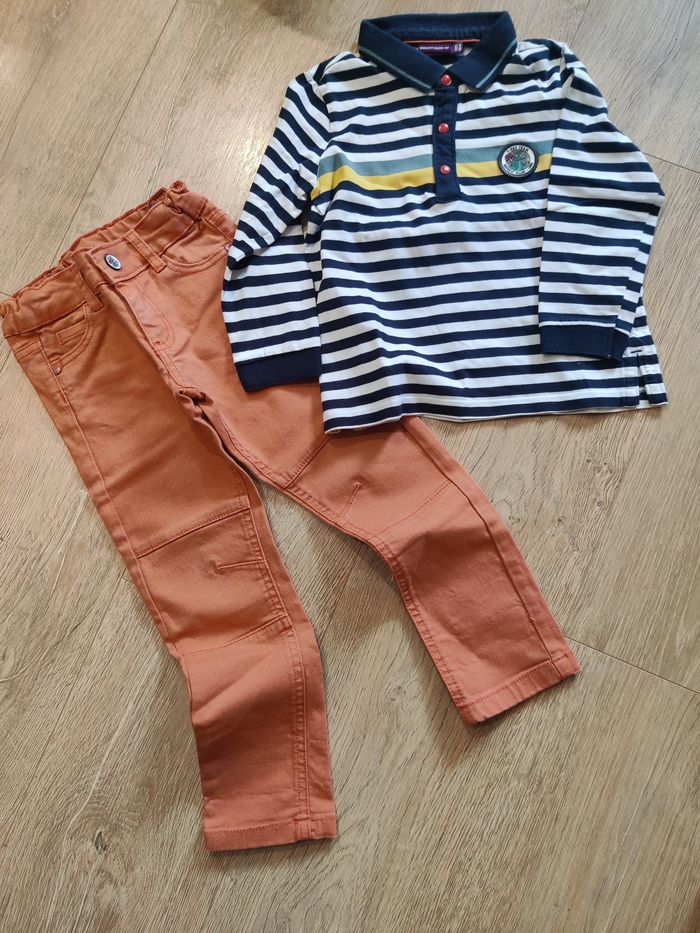 Ensemble 2 pièces thème dino Sergent Major Taille 3 ans