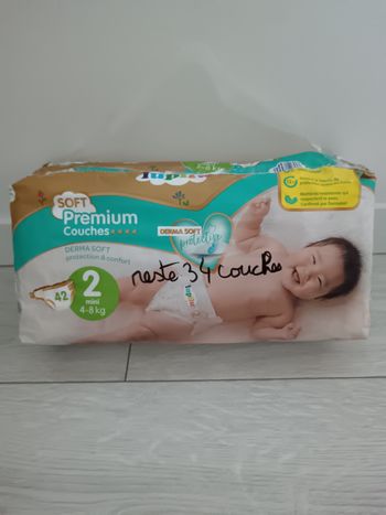 Paquet de couche bébé taille 2 marque Lupilu neuf sans étiquette 