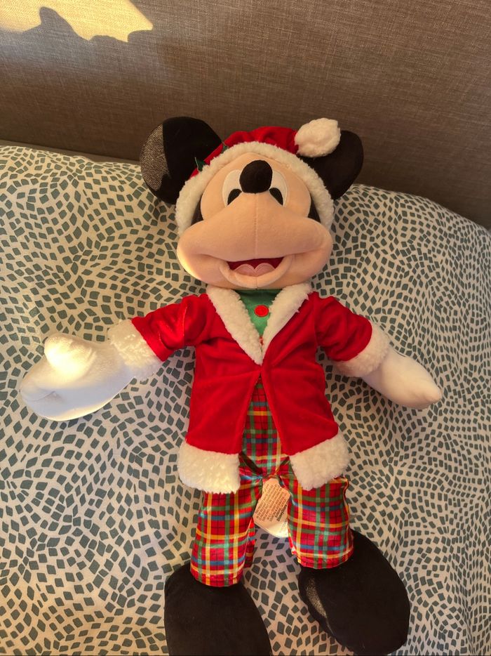 Peluche Mickey Noël - photo numéro 2