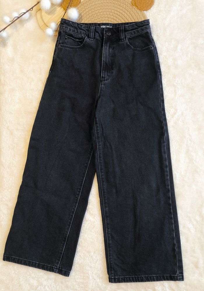 ​👖 Jean Wide Leg Noir - Kiabi (Taille 10 ans) - photo numéro 4