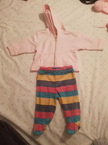 Veste 3 pommes plus pantalon Bóboli 3 mois