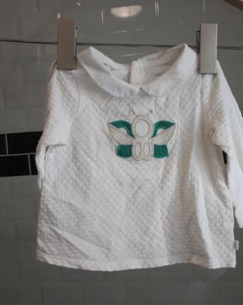 🌸 tee-shirt manches longues fille en 6 mois obaibi 🌸