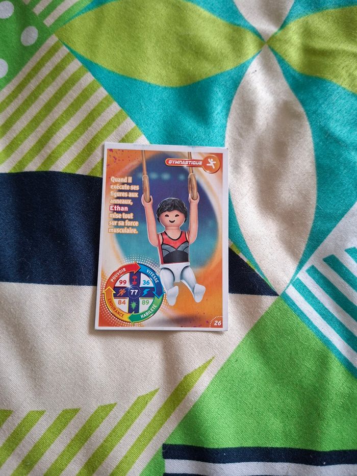 Carte playmobil gymnastique 26