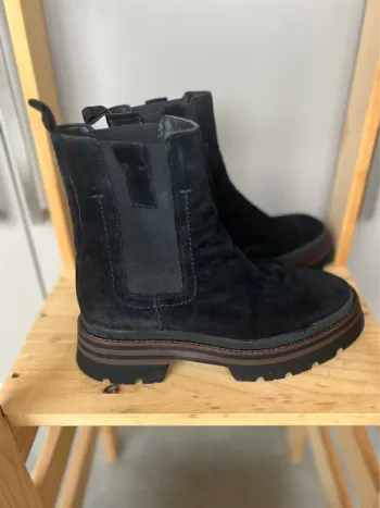 Bottine cuir noir Alpe