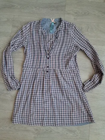 Robe longue manche