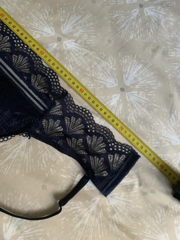 Soutien gorge les petites bombes taille XL bleu marine - photo numéro 7