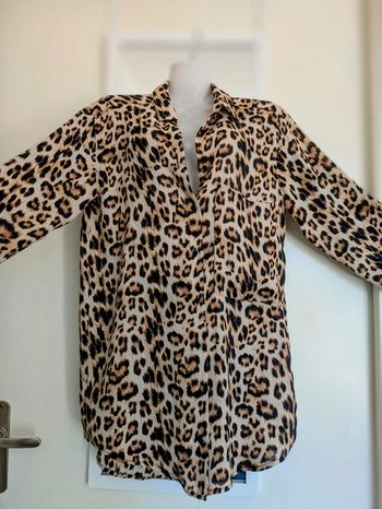 Chemise léopard Zara XS