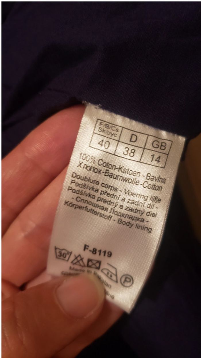 Veste style jean, taille 40 - photo numéro 4
