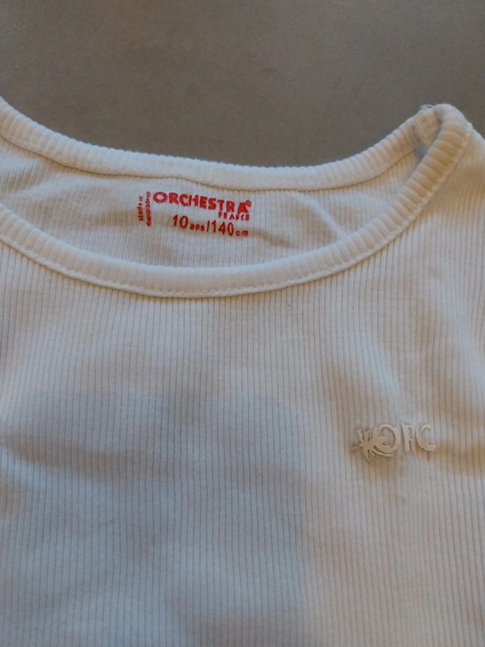 Tee shirt blanc marcel T10A - photo numéro 4