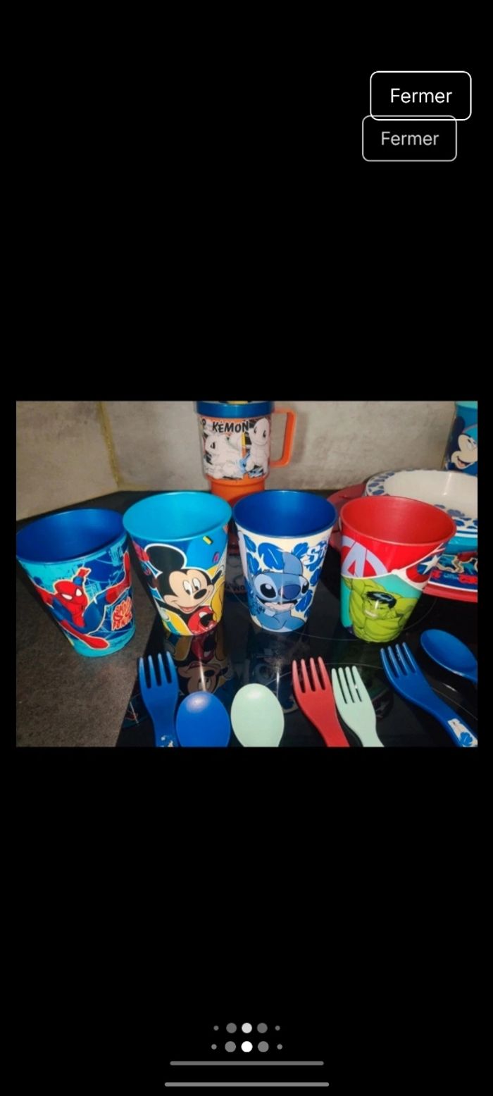 Lot accessoires repas enfant - photo numéro 4