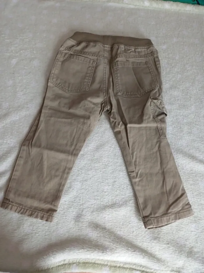 Pantalon vert kaki 2 ans dpam - photo numéro 4