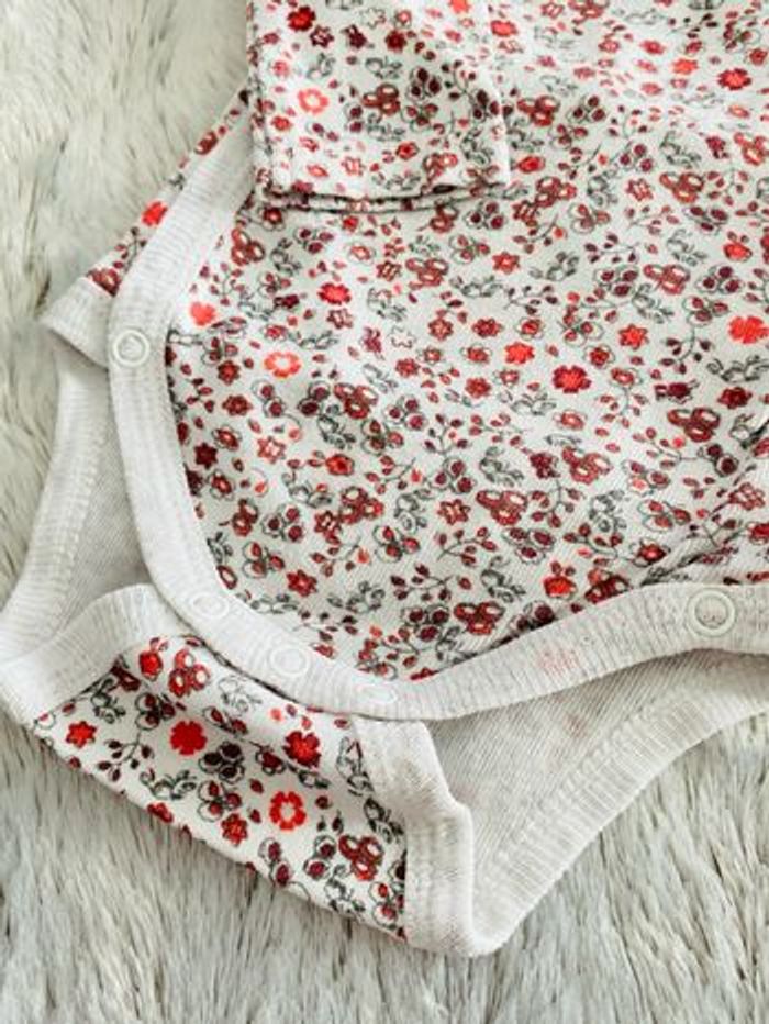 Body Croisé Bébé Manches Longues 1 Mois Gemo - photo numéro 2