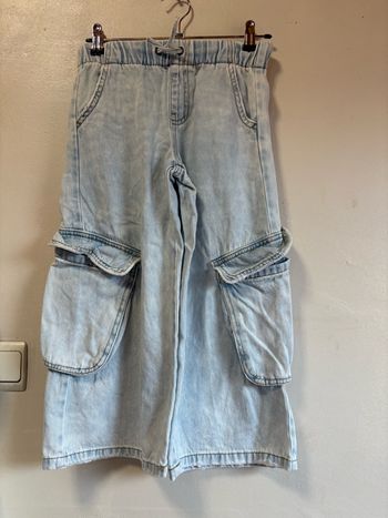 Jeans cargo fille taille 122