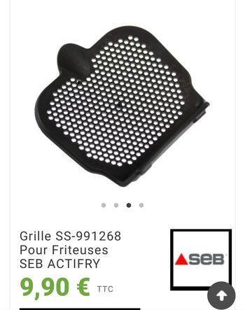 Grille pour friteuse. Seb.