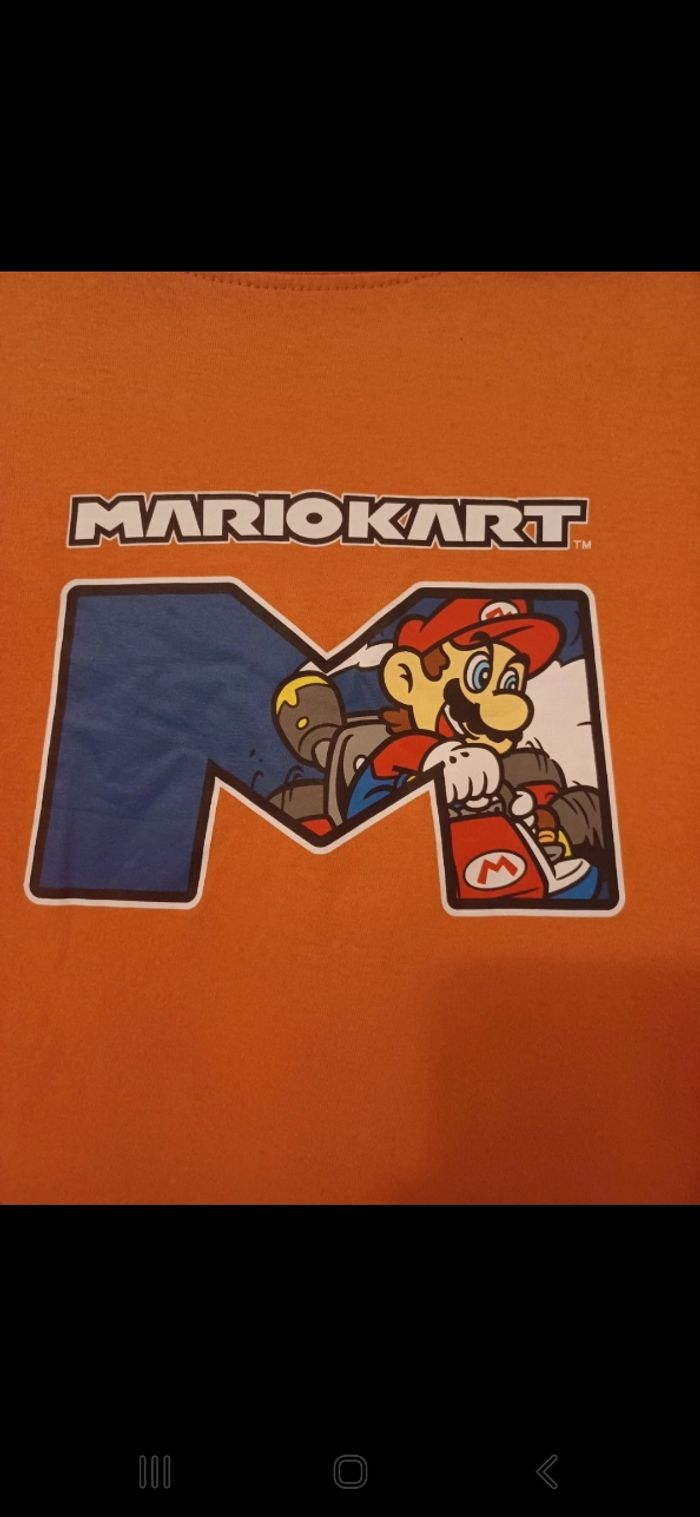 Tee-shirt manches longues imprimé Super Mario Kart - photo numéro 4