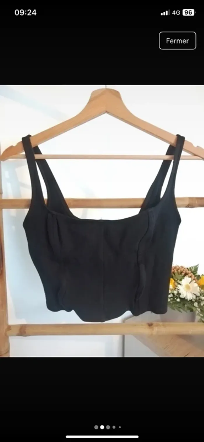 Top noir Zara - photo numéro 4