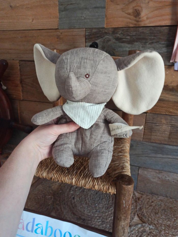 Peluche éléphant Bukowski tbe - photo numéro 6
