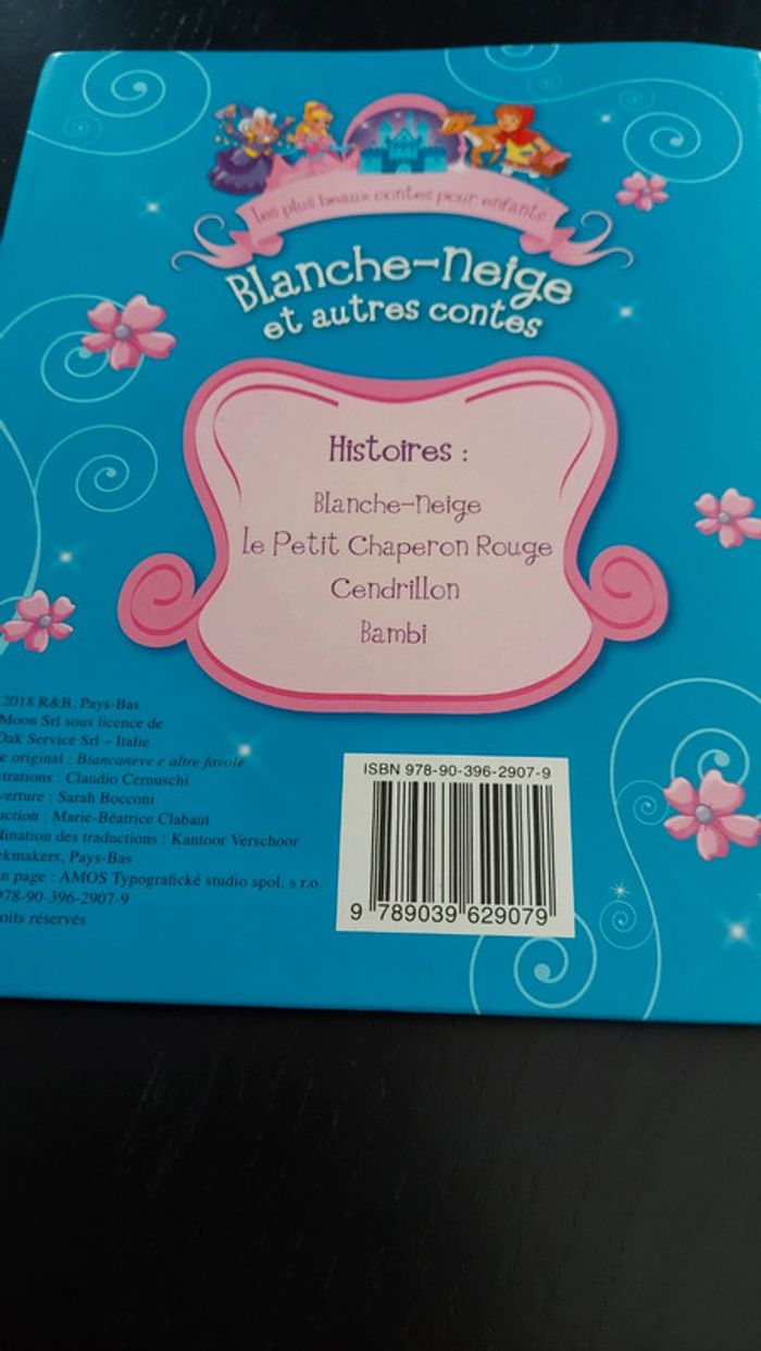 Livre Blanche Neige et autres contes - photo numéro 2