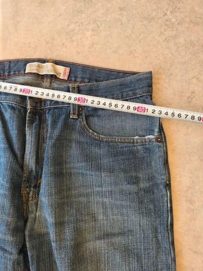 Jeans Levi's 559 W33 FR42 L30 coupe droite bleu Homme Men pan294b - photo numéro 4
