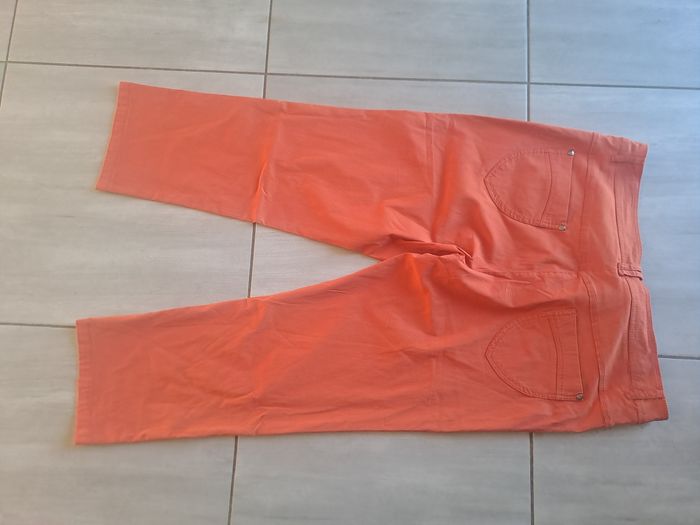 Pantacourt Orange Taille 48 - photo numéro 7