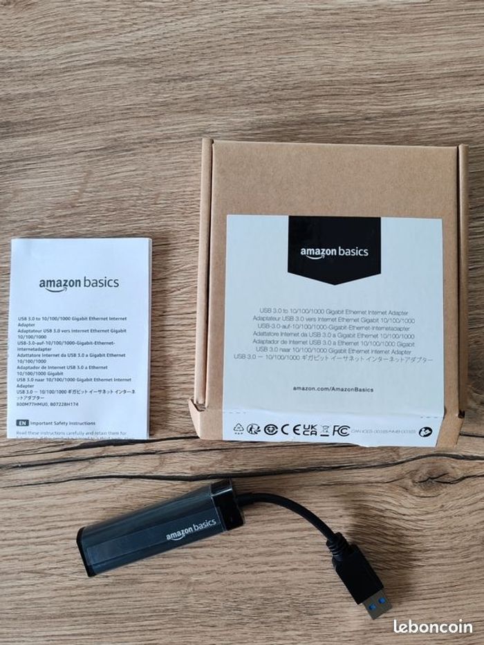 Adaptateur USB 3.0 vers Ethernet Gigabit 10/100/1000 - photo numéro 3