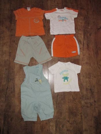 lot vêtements été 6 mois pour garçon
