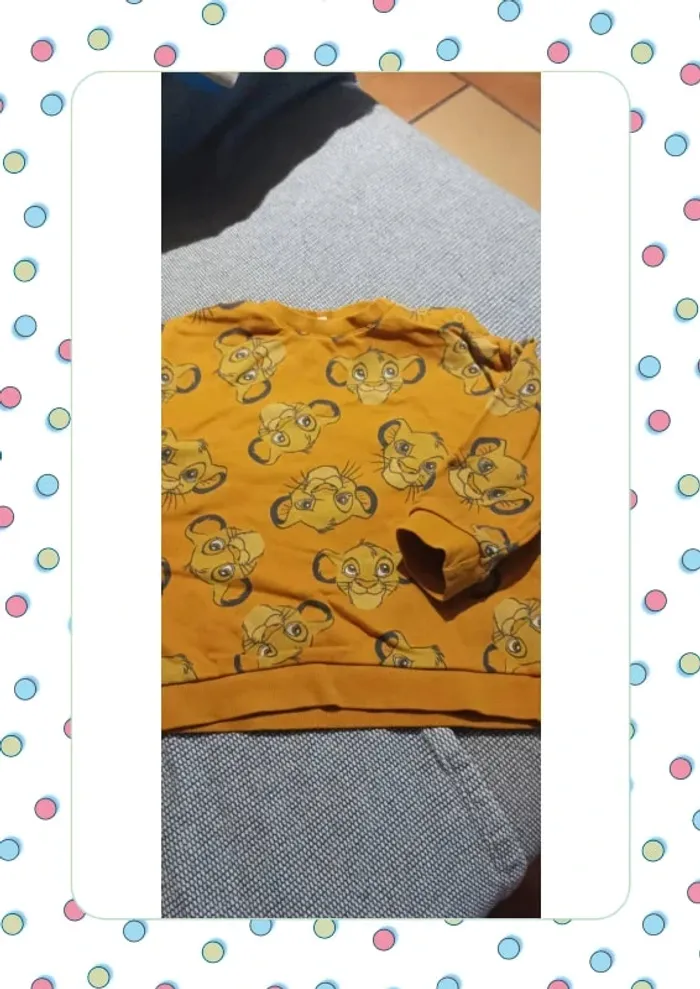 Sweat Disney le Roi Lion