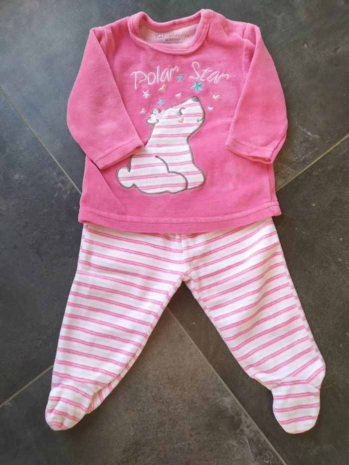 Pyjama en velours Taille 3 mois