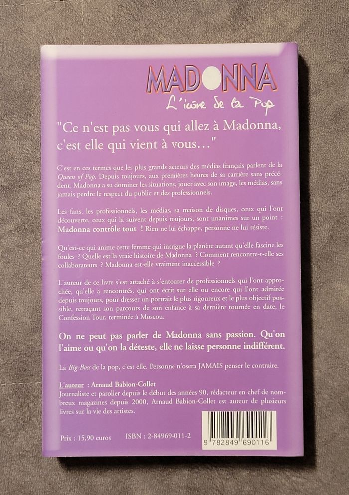 Madonna - L'icône de la Pop Arnaud Babion-Collet, Abécé - photo numéro 2