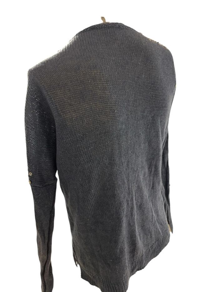 Pull Gérard Darel Femme - Col V - Maille Bleue - Taille M - photo numéro 8