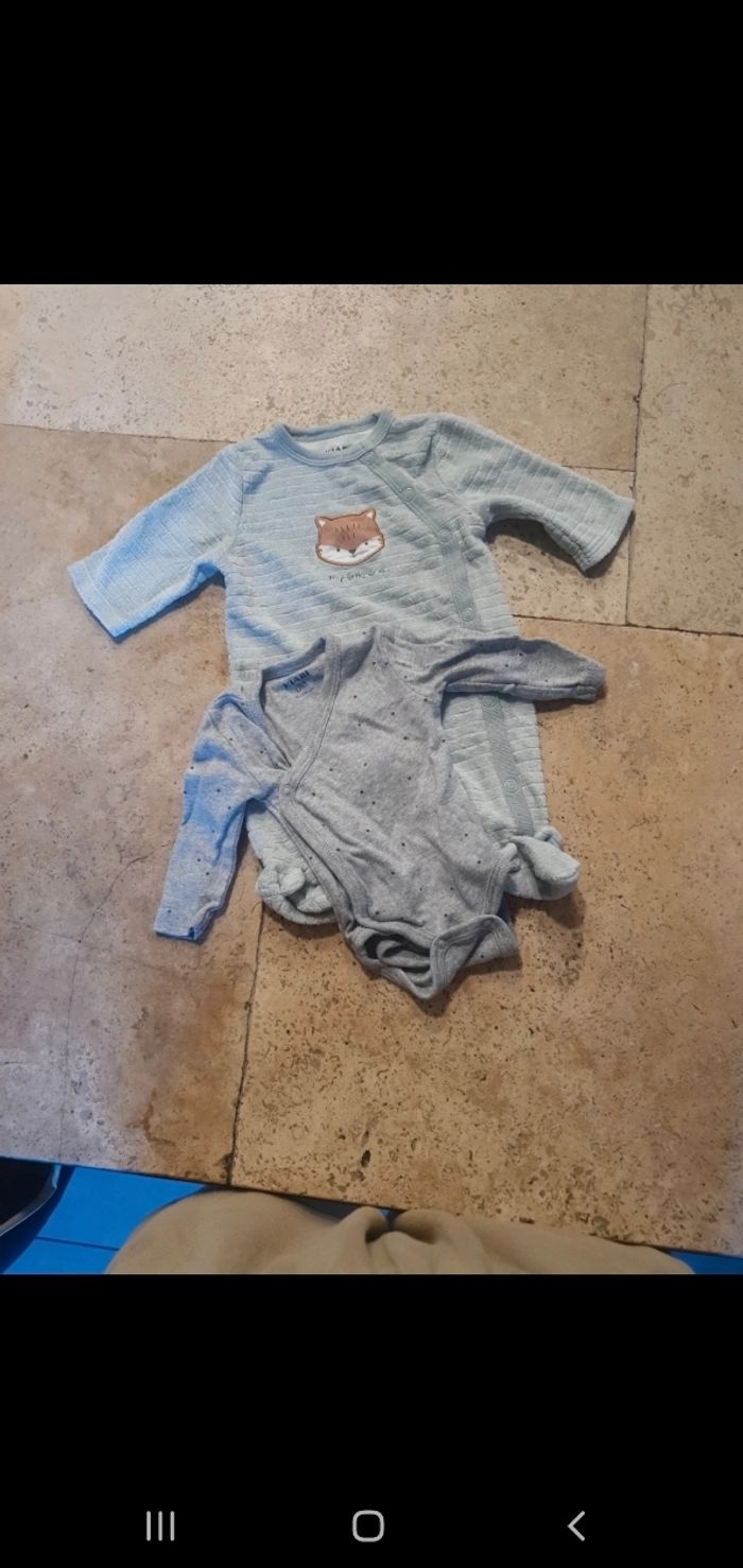 Bodies bébé fille garçon kiabi 0 mois - photo numéro 2