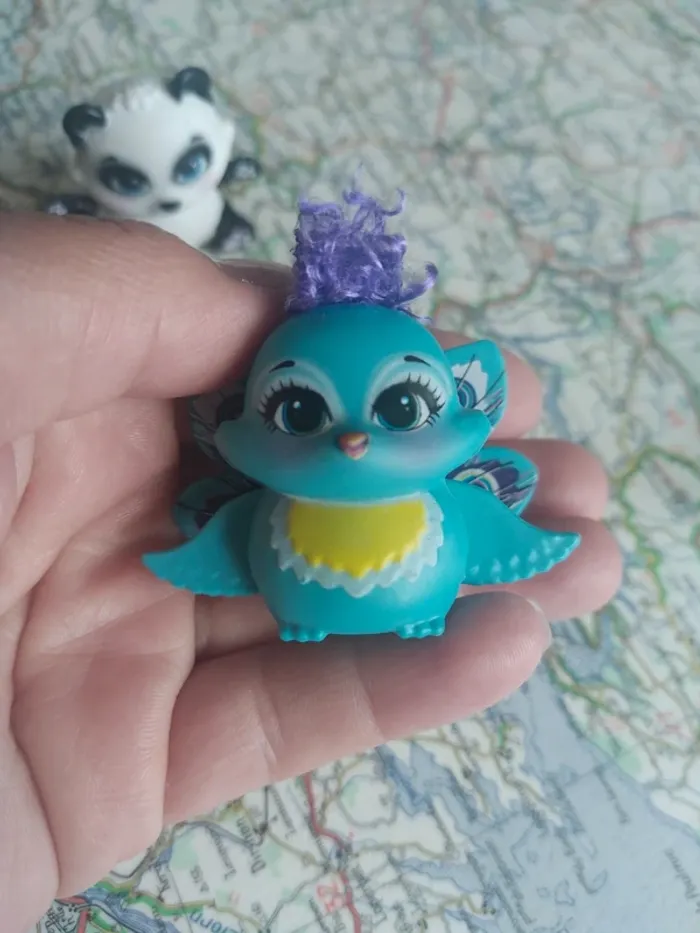 Animaux animals enchantimals Mattel panda lapin rabbit peacock paon Pullip Blythe - photo numéro 4