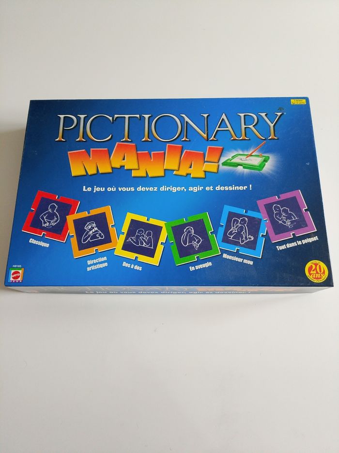 Pictionary mania Mattel complet