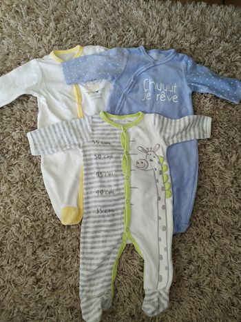 Pyjamas fermeture devant