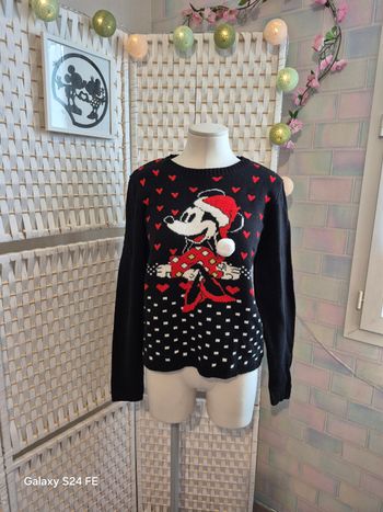 🎄 Superbe Pull de Noël DISNEY - Minnie Mouse T.L / 40 femme 🎄
