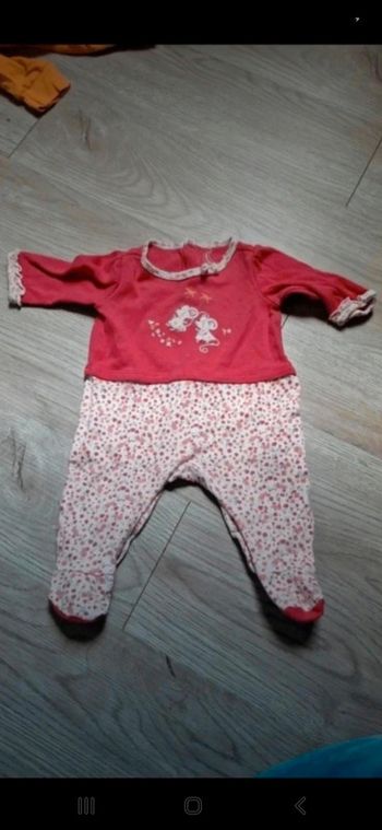 Pyjama épais Sergent Major 3mois 59cm ouverture jambes 👻