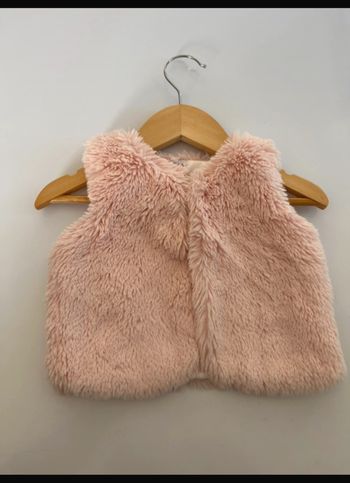 Gilet rose sans manche
