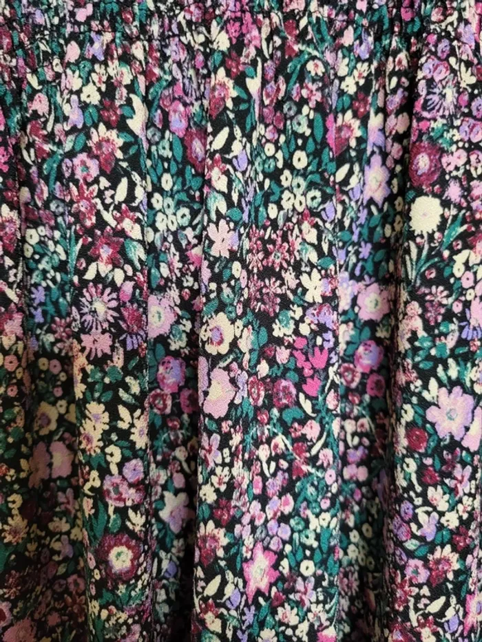 Blouse fleurie manches longues - photo numéro 4