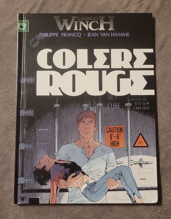 Largo Winch - Colère rouge - " Philippe Francq " Philippe Francq