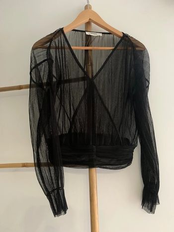 blouse noir taille S