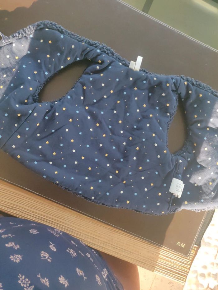 Gilet sans manches bleu marine 18 mois fille - photo numéro 3