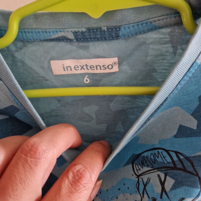 6 ans tee-shirt turquoise - photo numéro 3