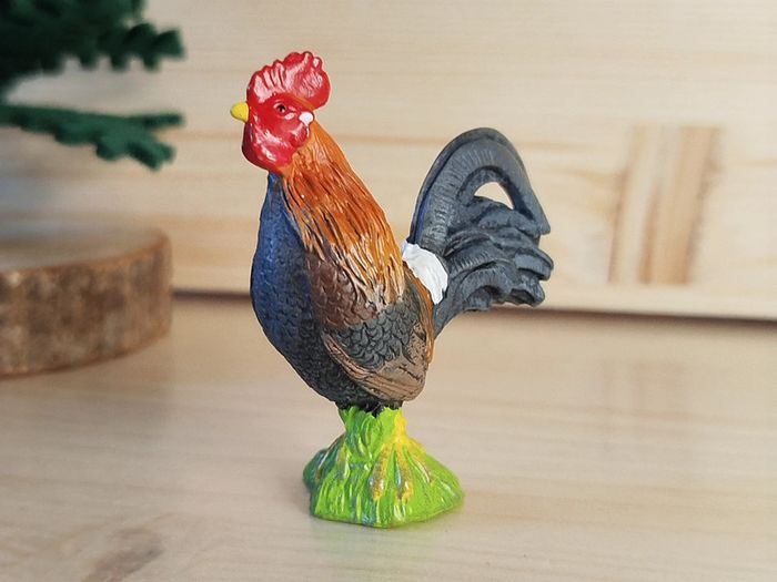 PAPO coq gaulois Figurine Animal de la ferme