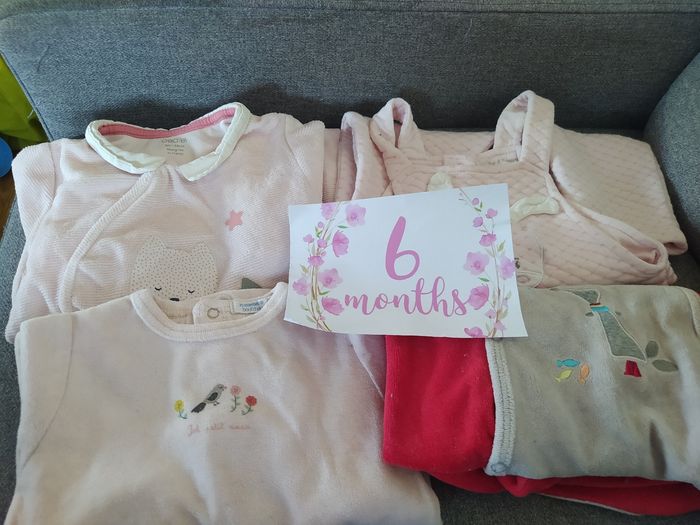 6 mois_lot 4 pyjamas epais