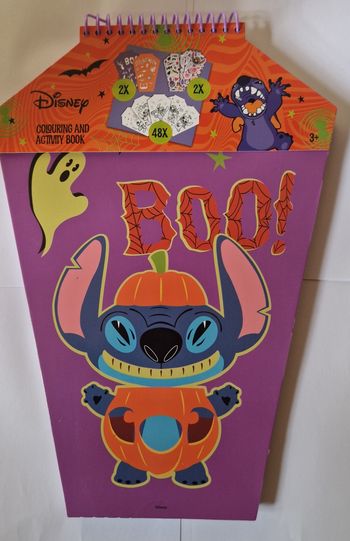 Livre de coloriage et d'activités stitch pour halloween