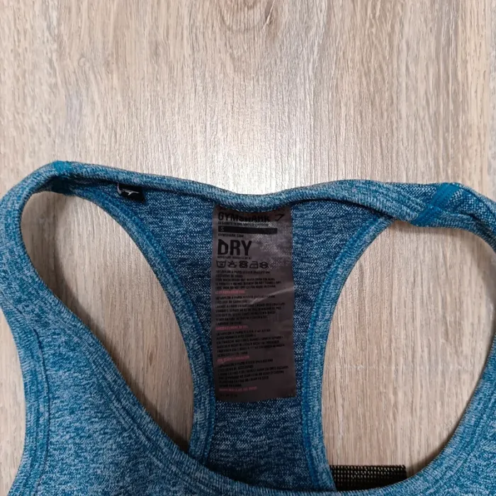 Brassière gymshark femme s bleu gris - photo numéro 3
